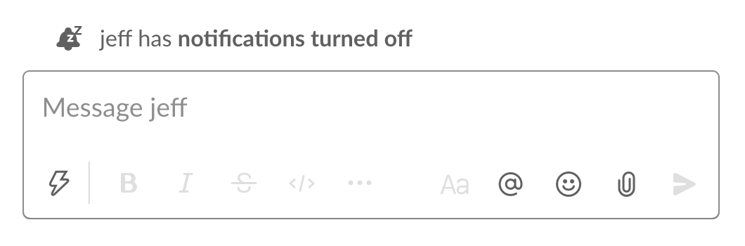 slack ephemeral message